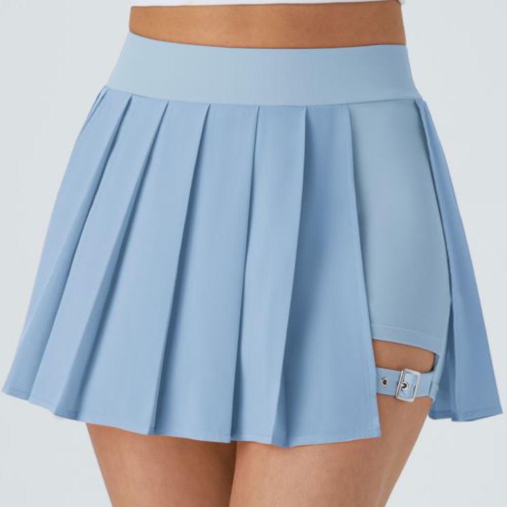 Halara Breezeful High Waisted Pleated Micro Mini Quick Dry Casual Skort Medium